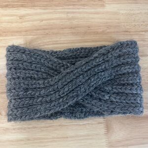 Coach Knit Woven Gray Warm Cozy Winter Headband